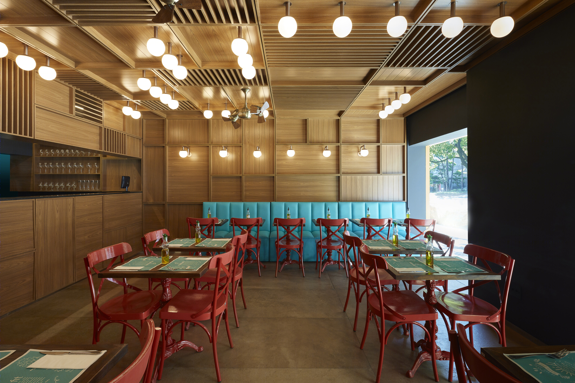 Marília Fit 餐厅 | 自然色调的高品质健康餐饮空间-15