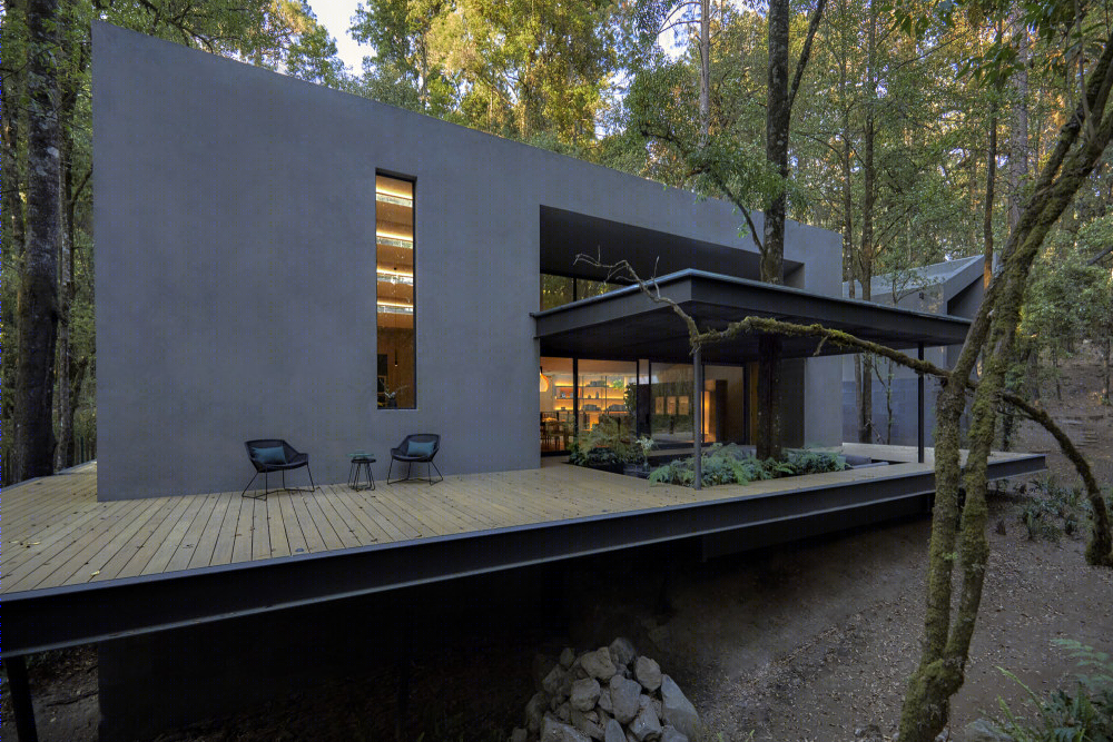 别墅丨墨西哥森林小屋 San Simón(2019)(Weber Arquitectos)设计-21