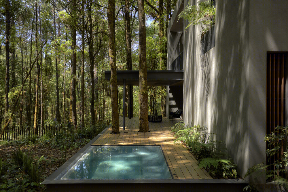 别墅丨墨西哥森林小屋 San Simón(2019)(Weber Arquitectos)设计-23