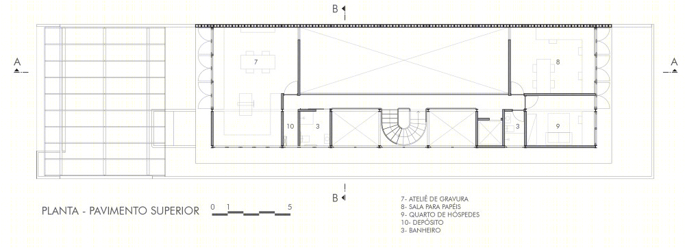 巴西 Espaco 住宅 · 艺术家的绿色创意空间-38