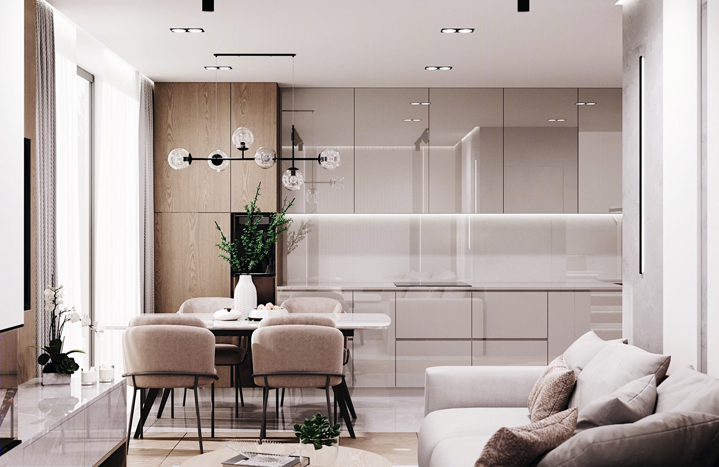 Anastasiya Gushchina丨平层丨Interior Design.Forspace Design.Kitchen.Kiev,2021-0