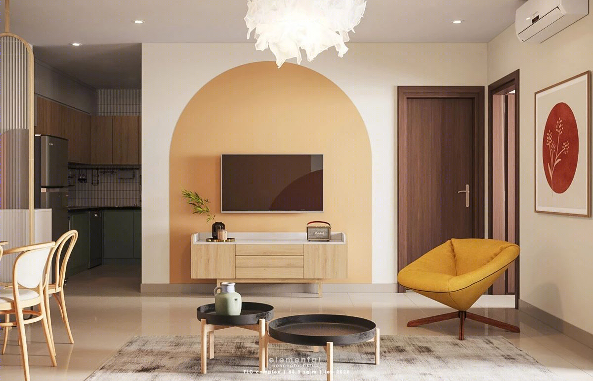 Creating Well Rounded Interiors With Circle Themes - Orange-14