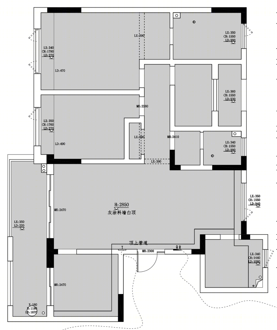 深零设计| 140㎡简约三居，高级灰邂逅木饰面，温暖与浪漫撞个满怀！-1