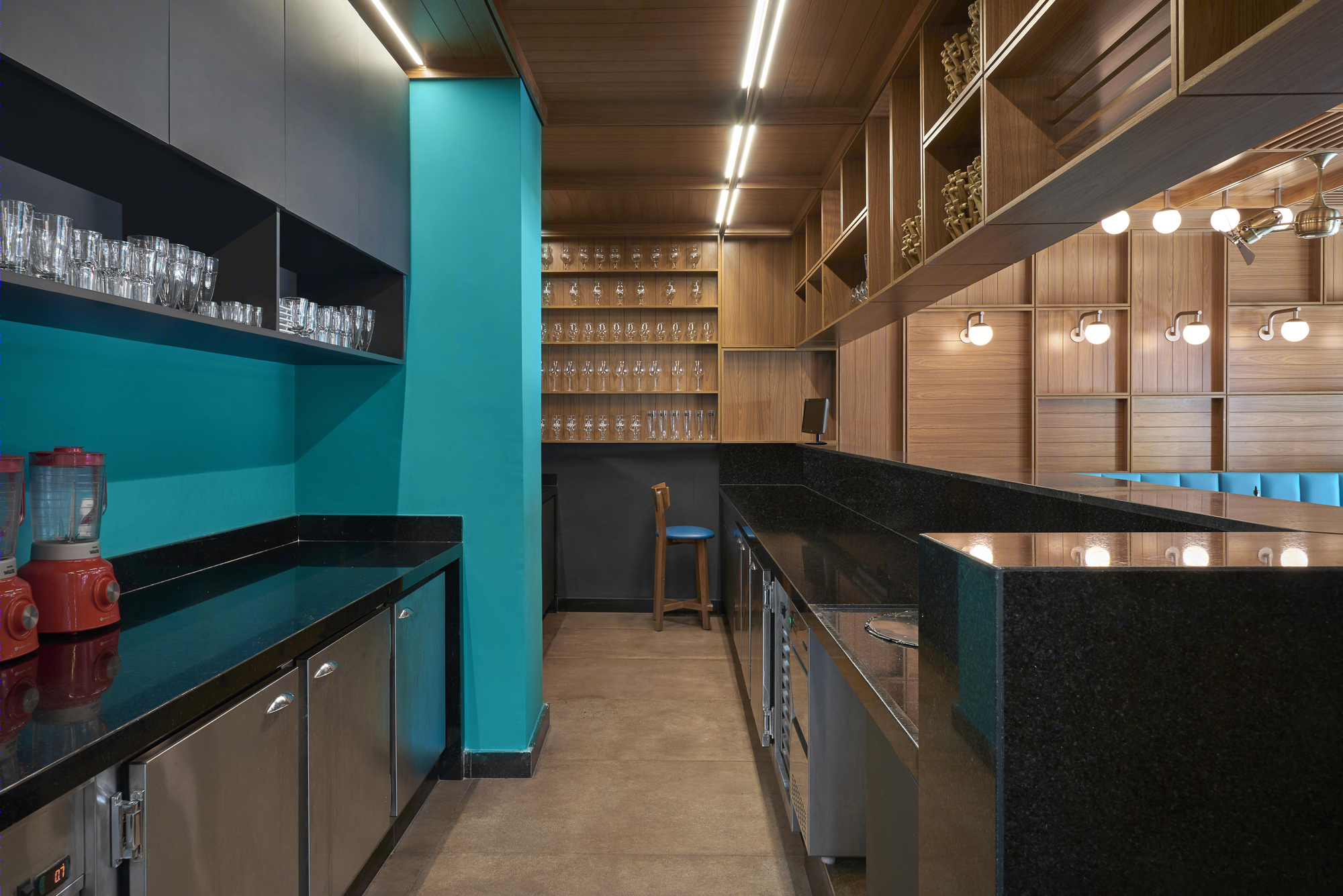 Marília Fit 餐厅 | 自然色调的高品质健康餐饮空间-17