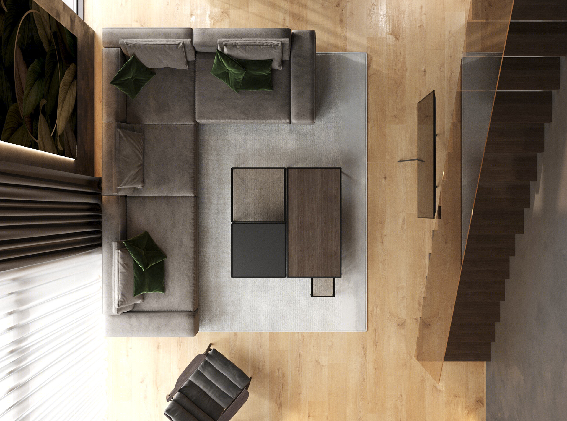 160平复式户型 色彩丰富！-3