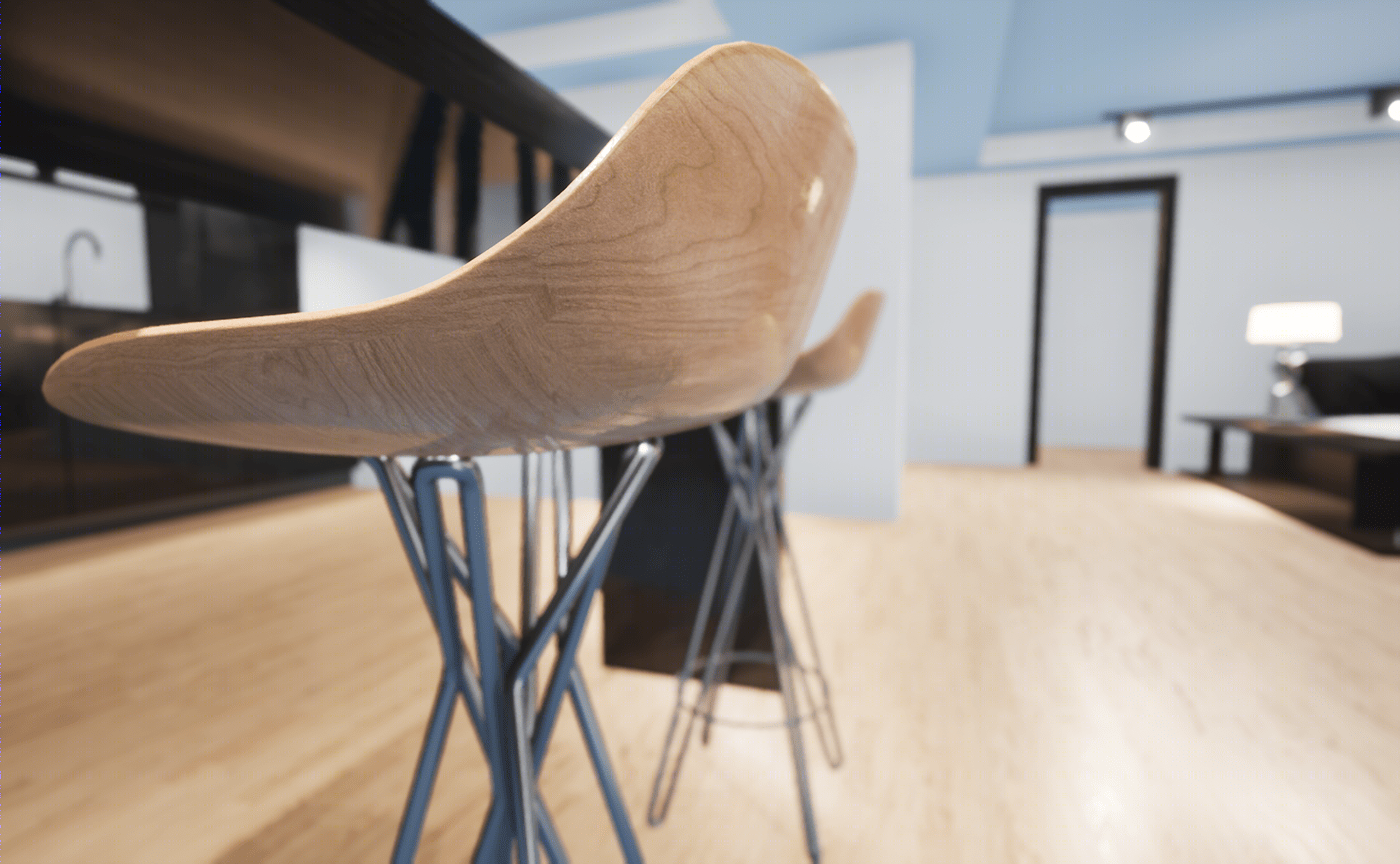 Anastasiya Gushchina丨平层丨3d Interior design created with Unreal Engine-4