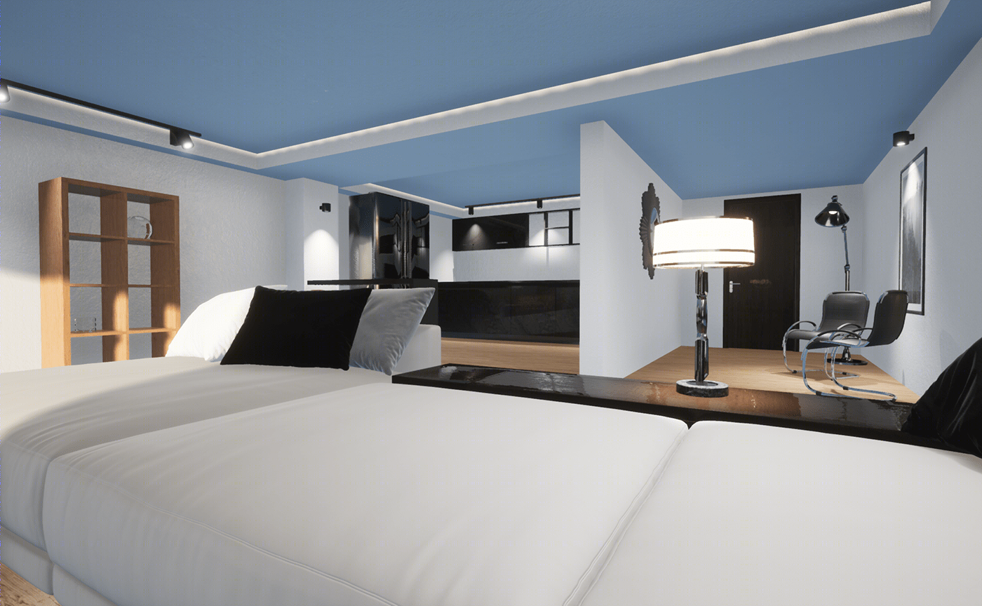 Anastasiya Gushchina丨平层丨3d Interior design created with Unreal Engine-6