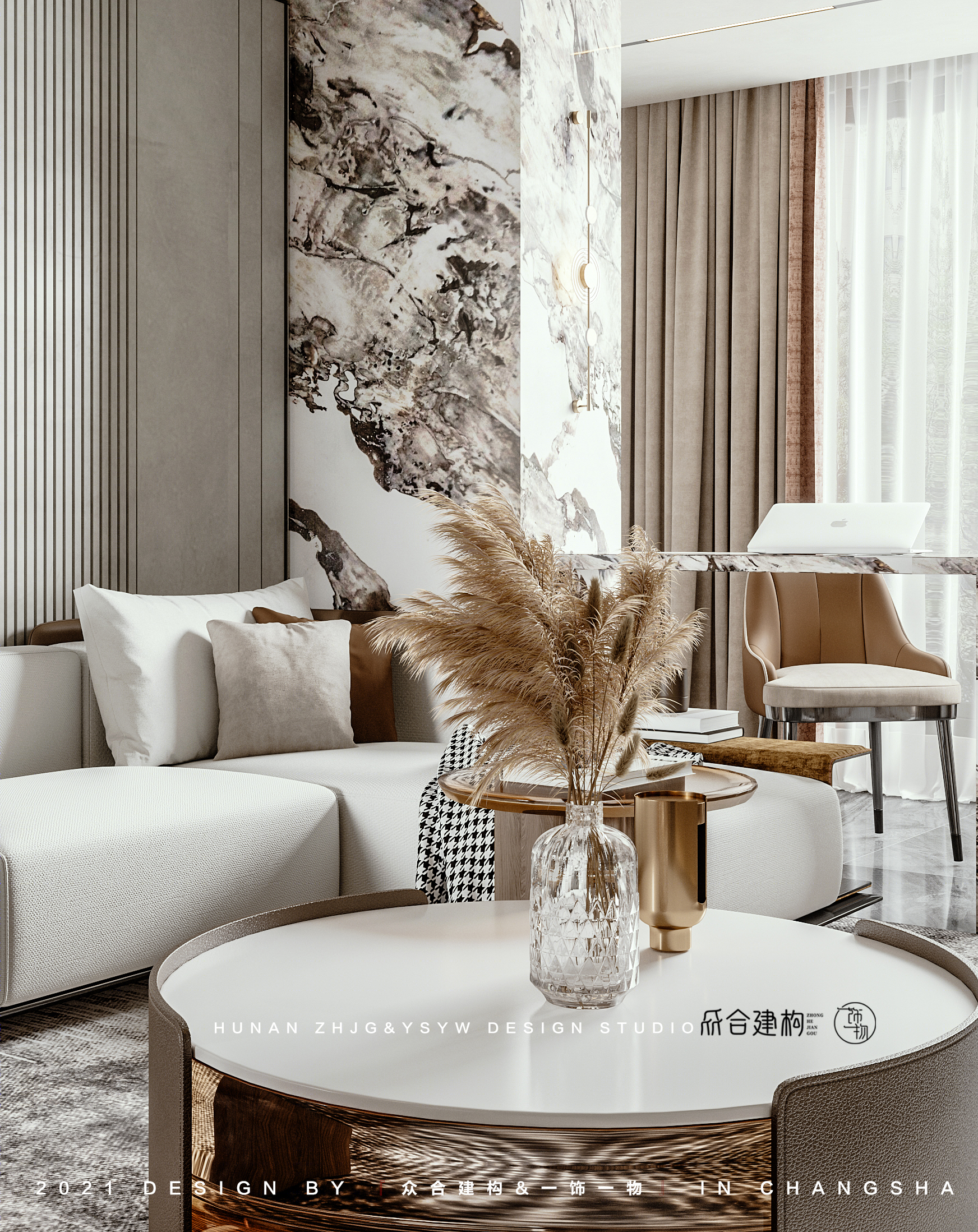 长沙恒大御景天下轻奢私宅设计丨中国长沙丨众合建构·一饰一物-12