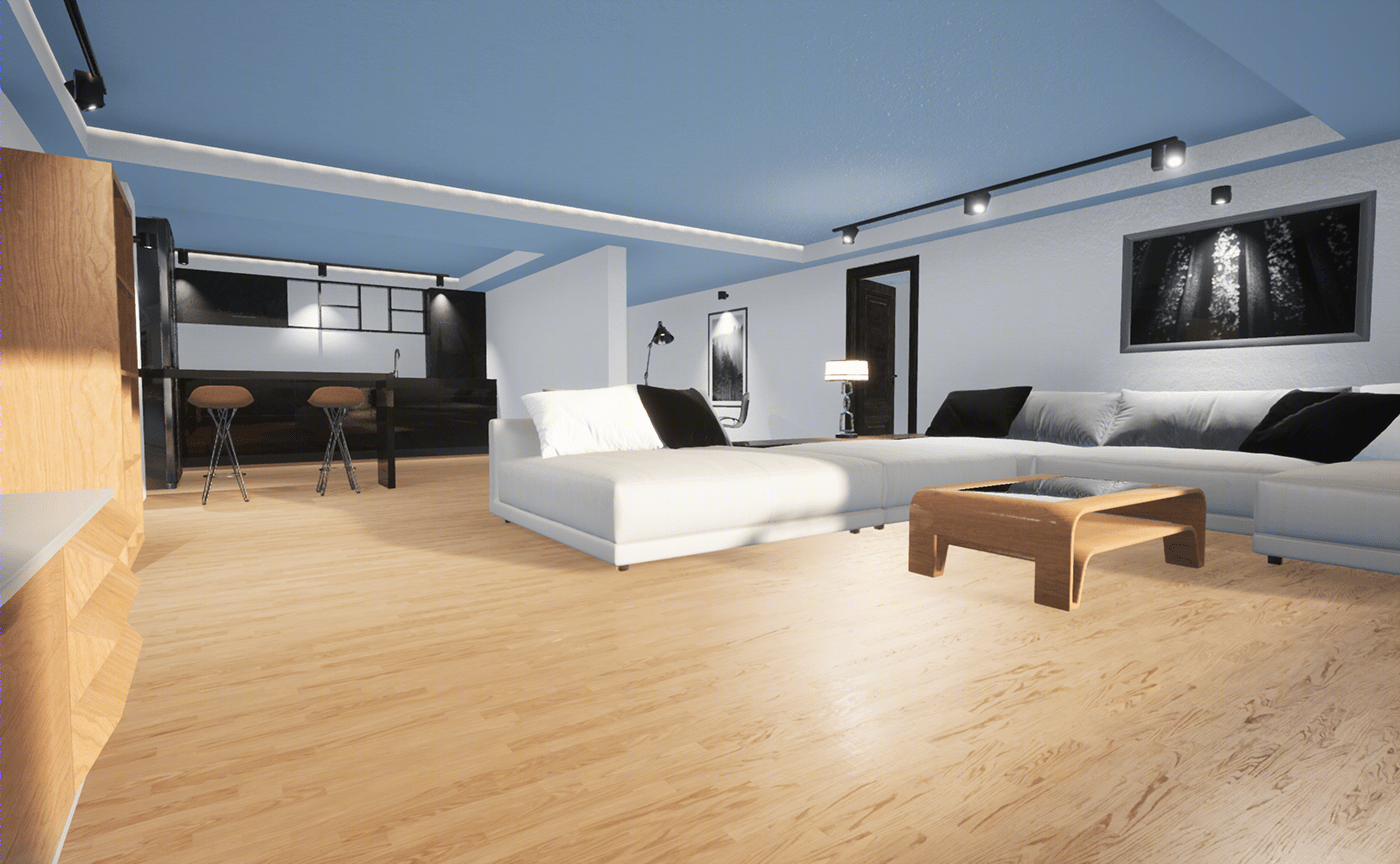 Anastasiya Gushchina丨平层丨3d Interior design created with Unreal Engine-9