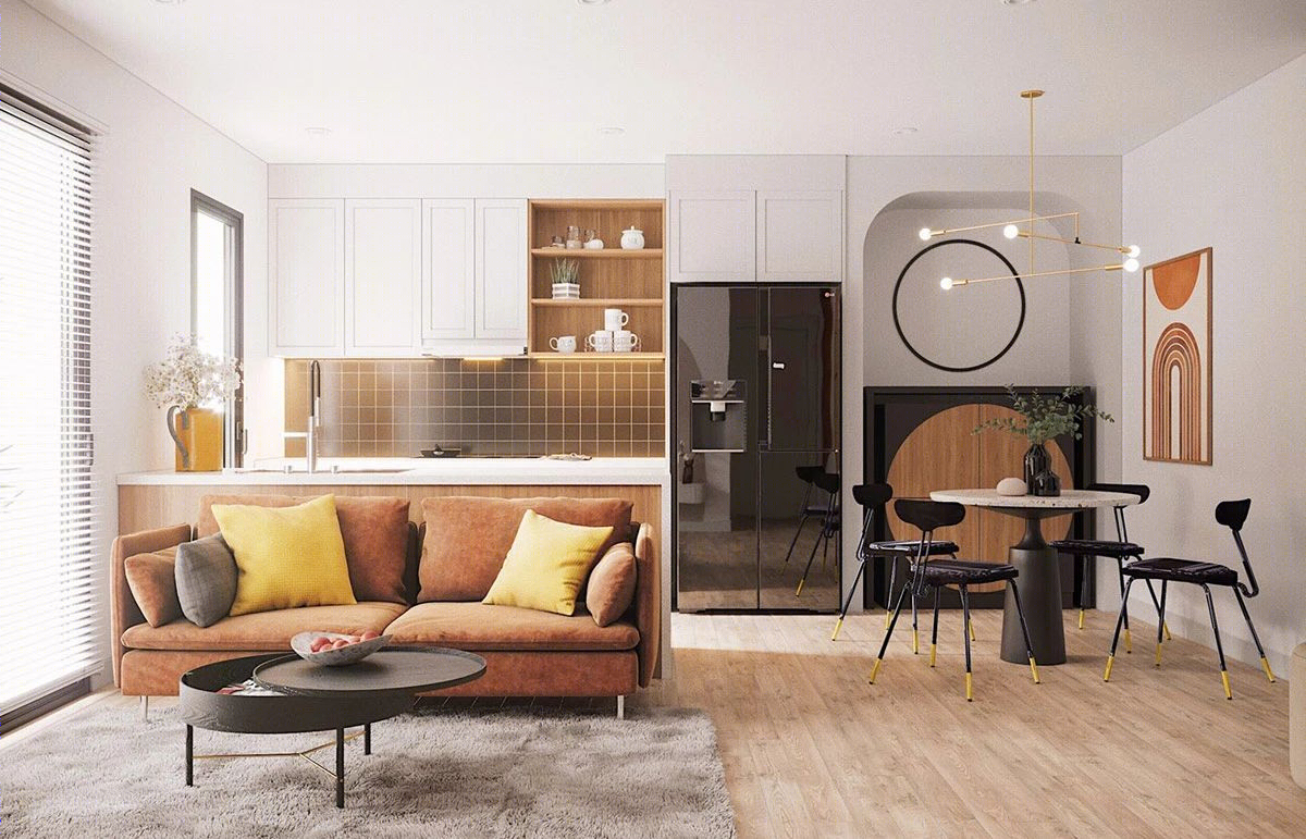 Creating Well Rounded Interiors With Circle Themes - Orange-22