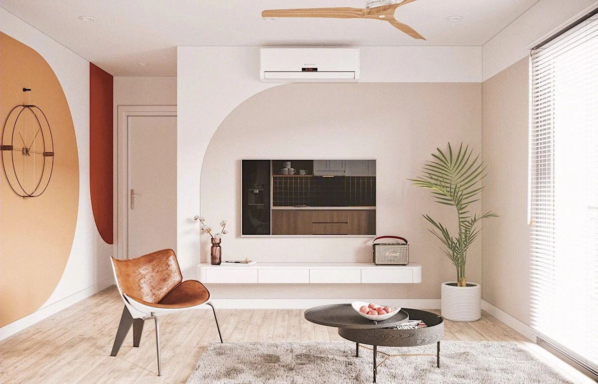 Creating Well Rounded Interiors With Circle Themes - Orange-23