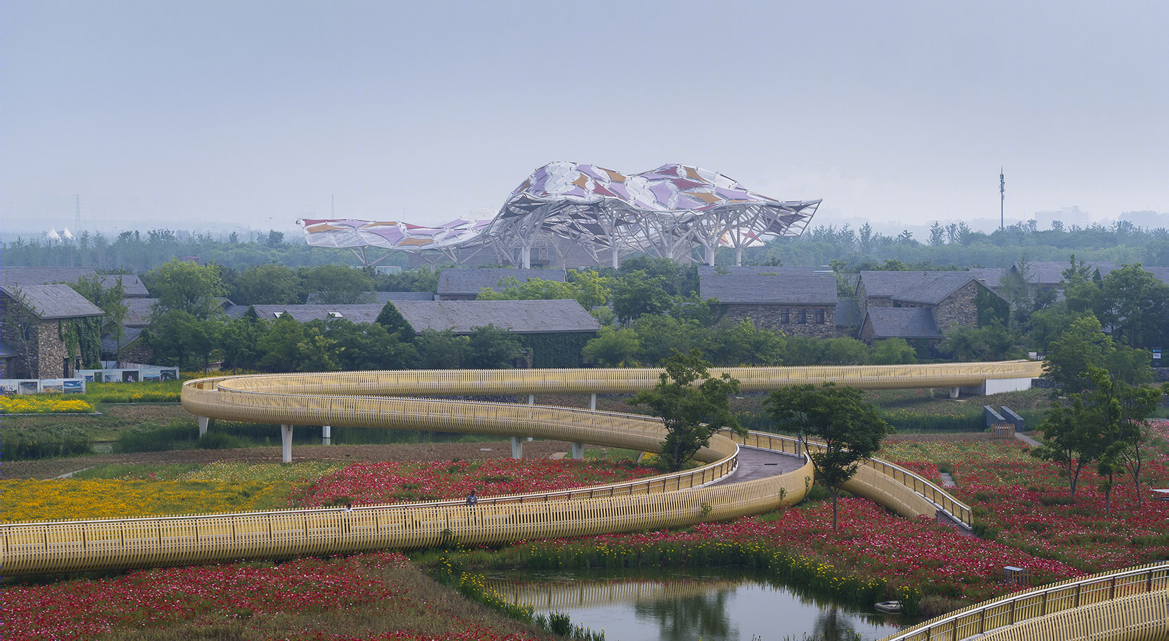 宿迁市三台山森林公园衲田花海剧场丨南京大学建筑规划设计研究院有限公司-12