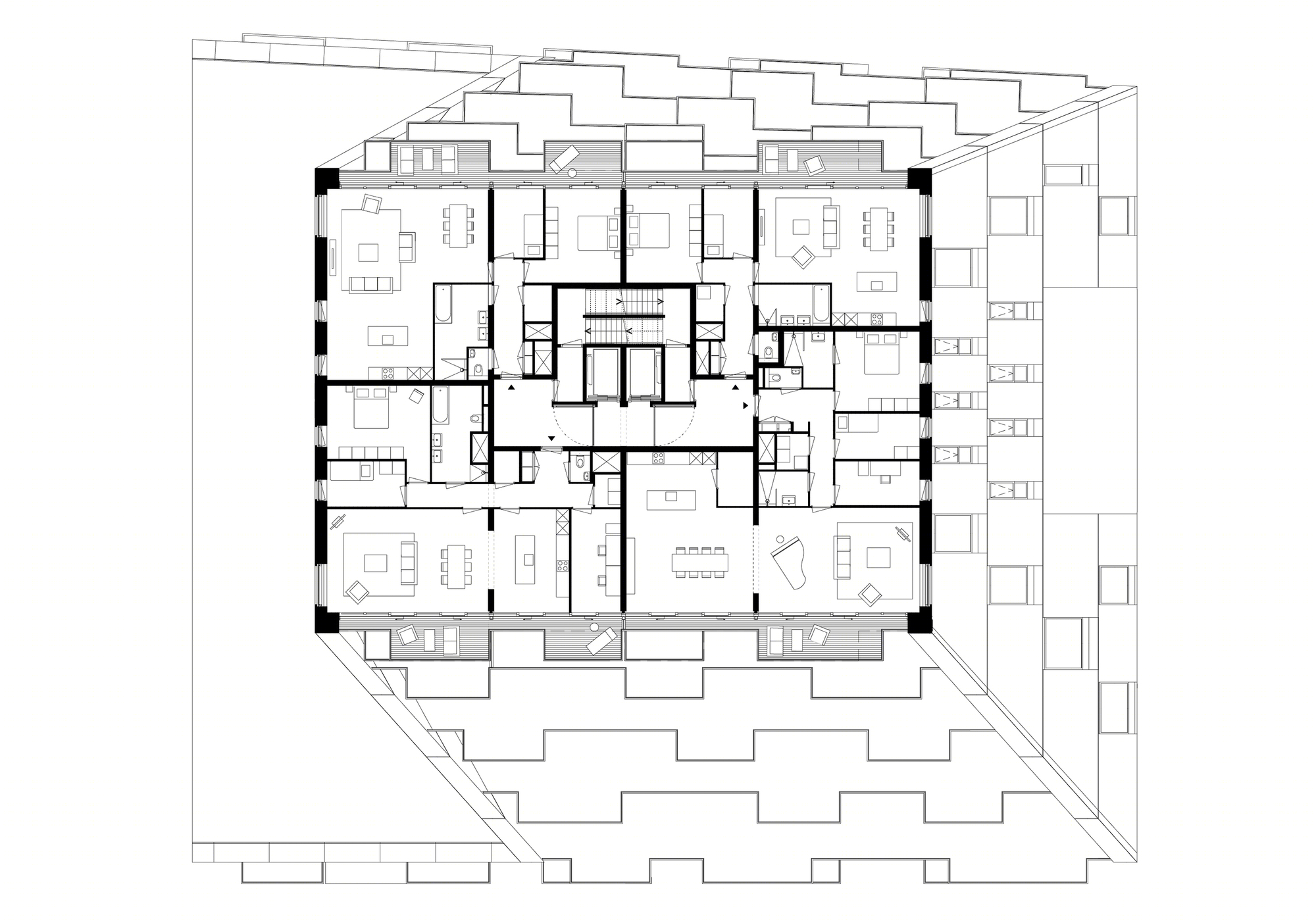 鹿特丹新地标 · The Muse 公寓建筑-24