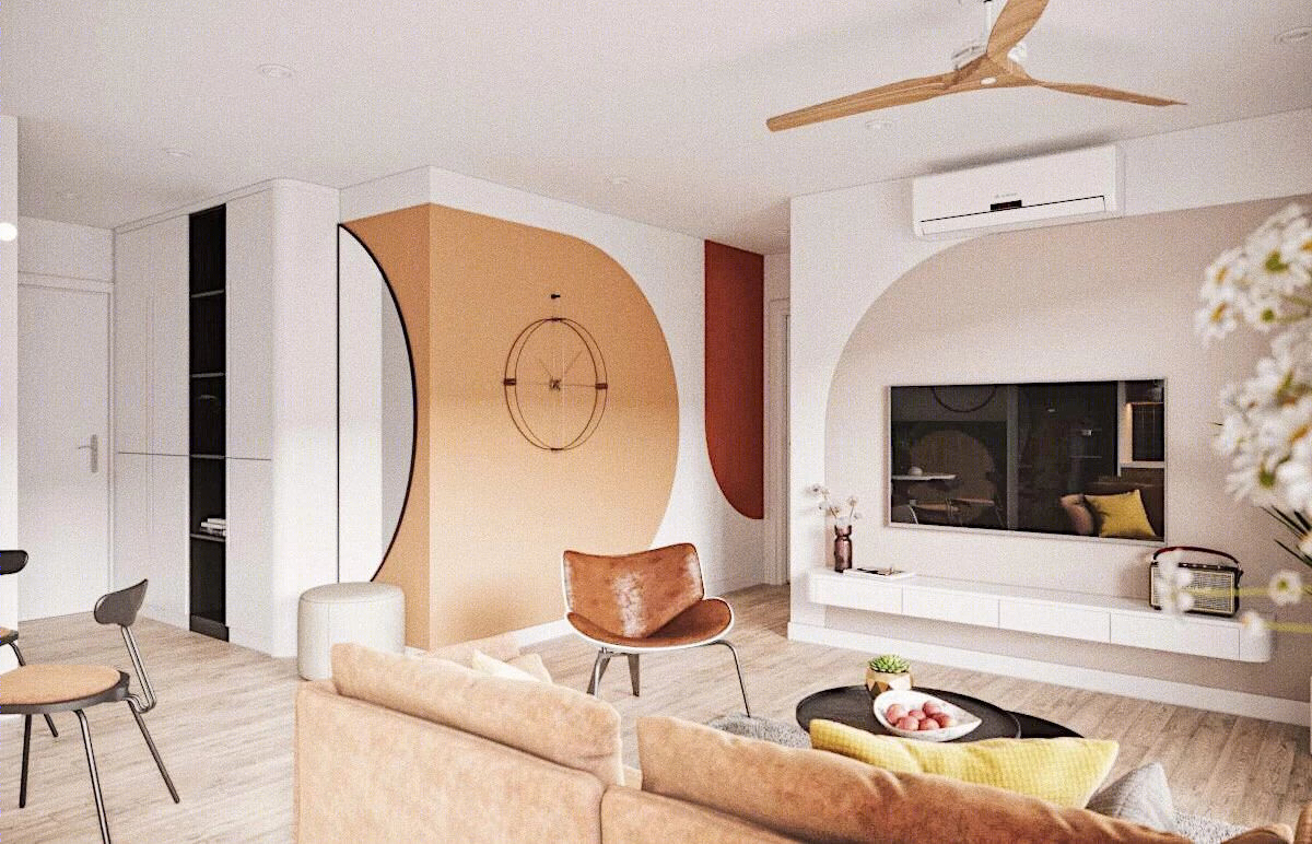 Creating Well Rounded Interiors With Circle Themes - Orange-24