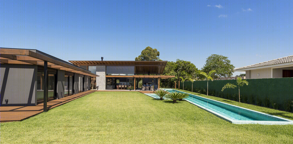 巴西 JP 别墅 | 融入环境的室内外一体化设计-28