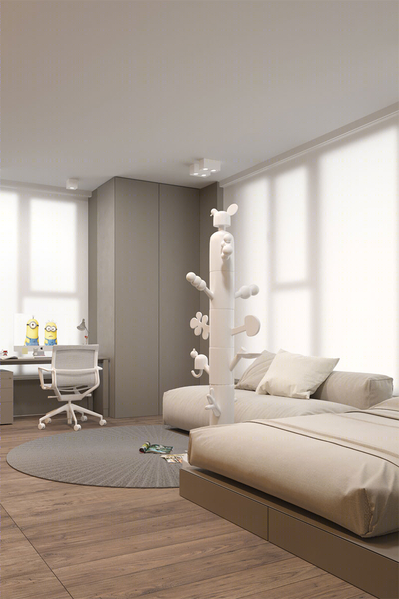 深色系小空间公寓设计 细节超丰富！-26