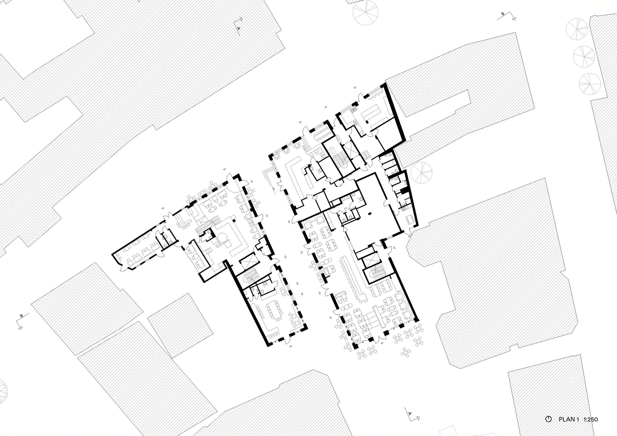 "死"广场重生 | 挪威 Fredrikstad 市中心 Nygaardsplassen 购物中心的室内设计-4