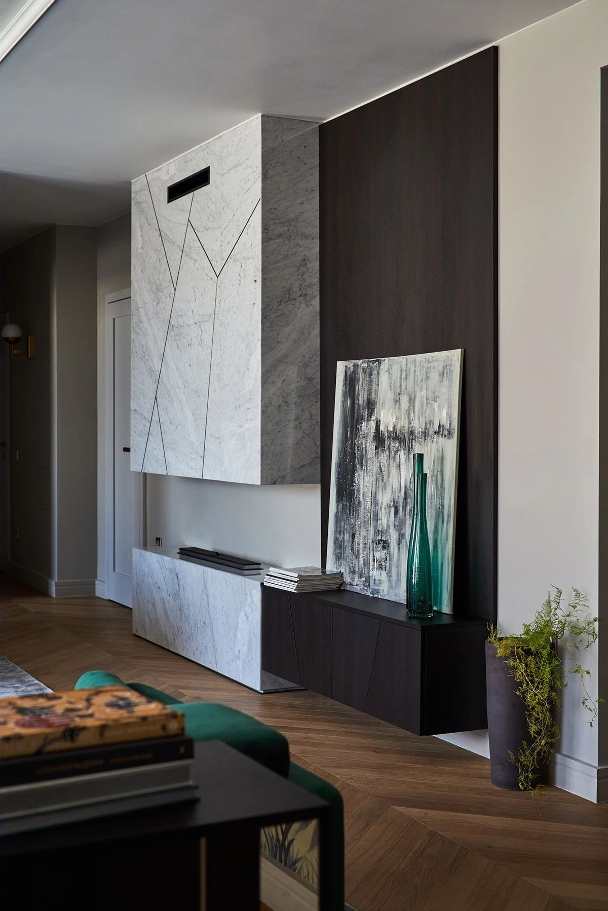 布达佩斯豪华顶层公寓的“色彩效应”-36