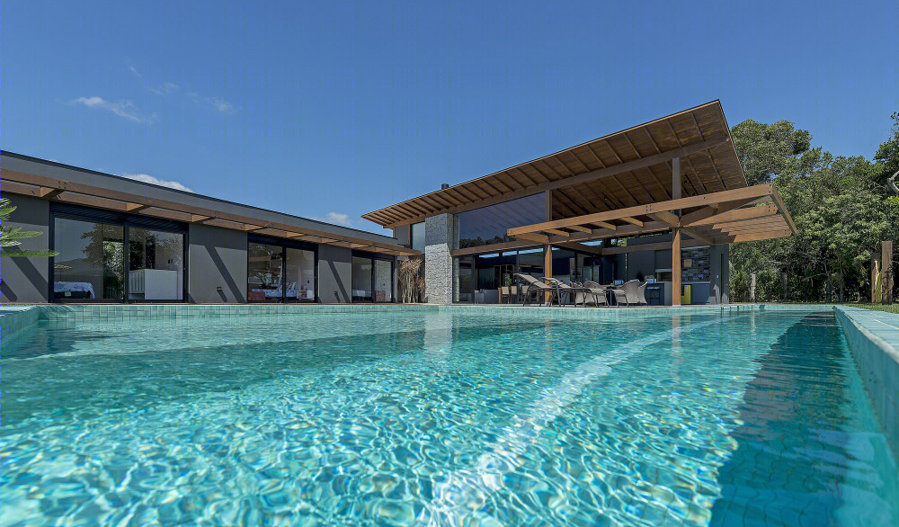 巴西 JP 别墅 | 融入环境的室内外一体化设计-31