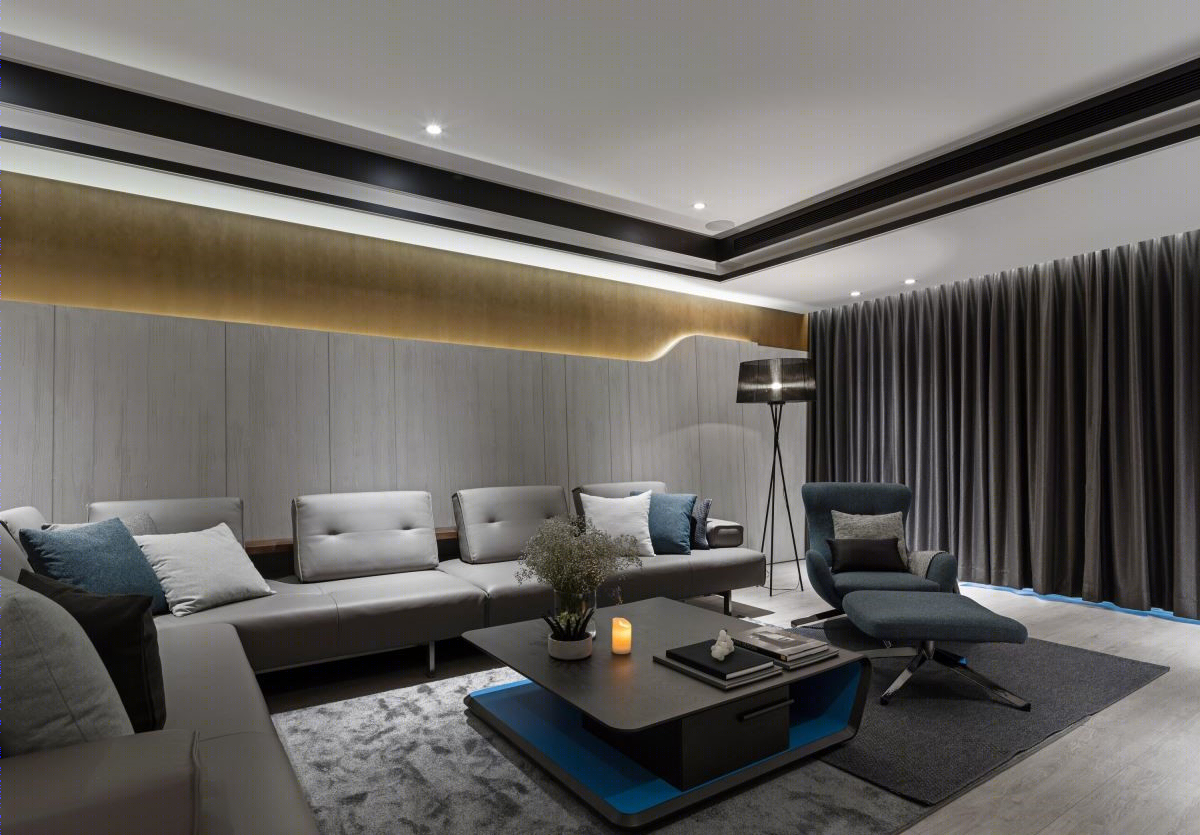 68坪混搭风全隐藏式住宅-14