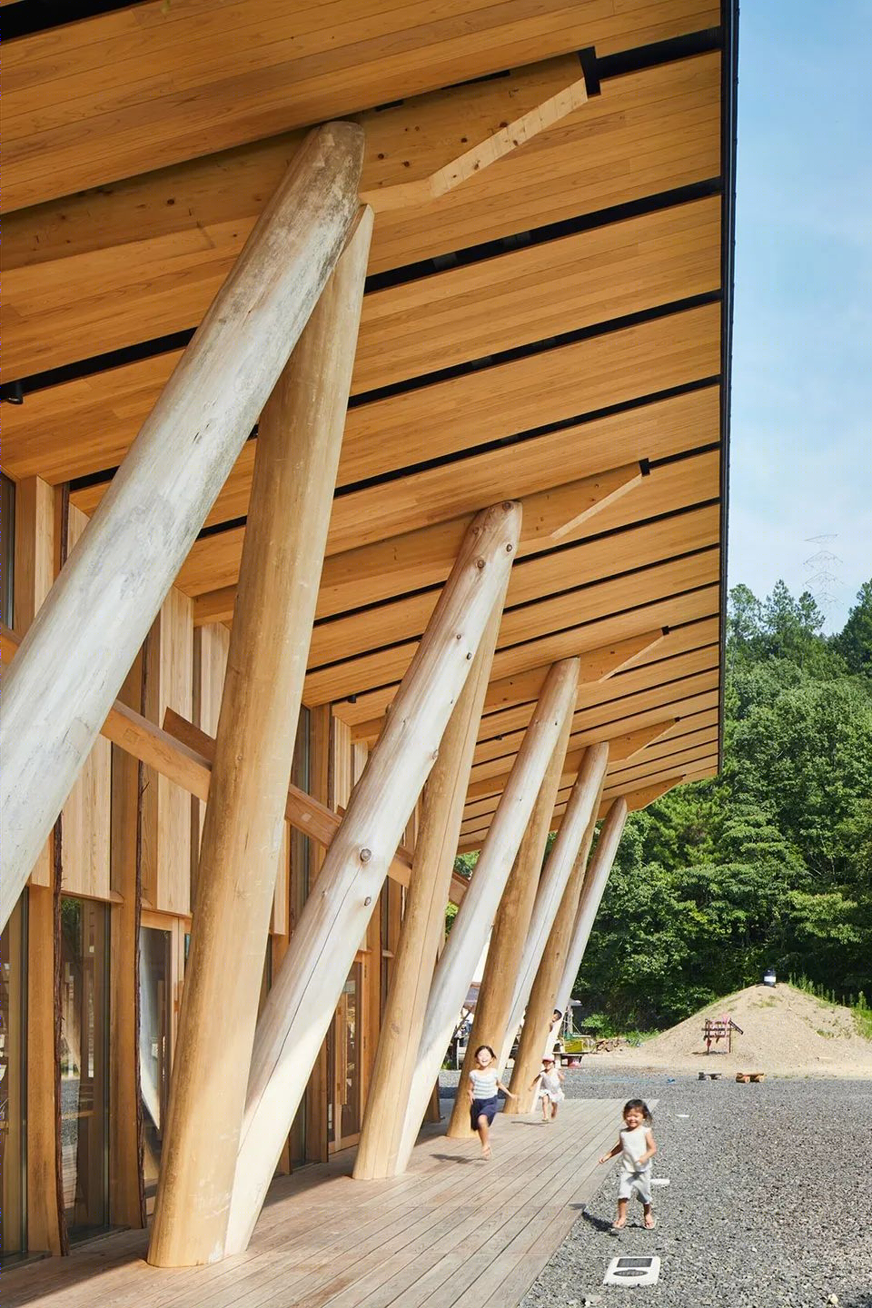 林业学院教学展亭丨日本岐阜丨隈研吾建筑都市设计事务所-8