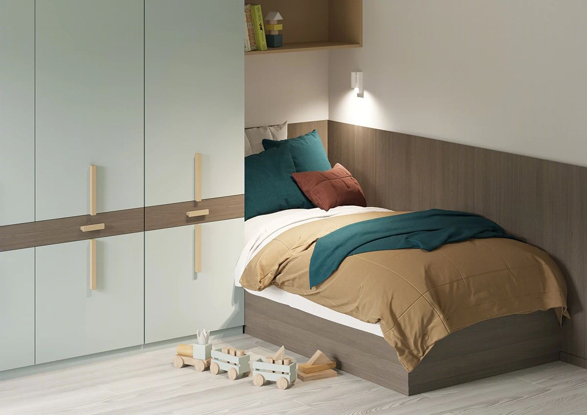 简约现代公寓设计丨Liskovich archtects-38