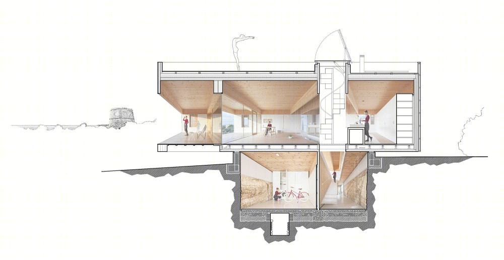 福门特拉岛上的岩石之家 | Marià Castelló Architecture 设计-7