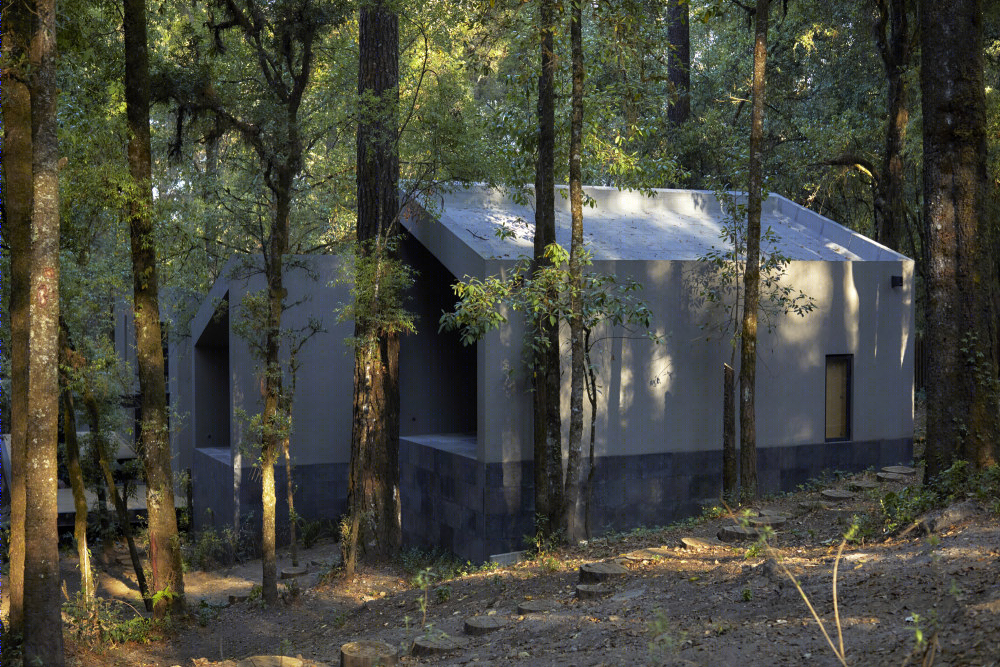 别墅丨墨西哥森林小屋 San Simón(2019)(Weber Arquitectos)设计-28