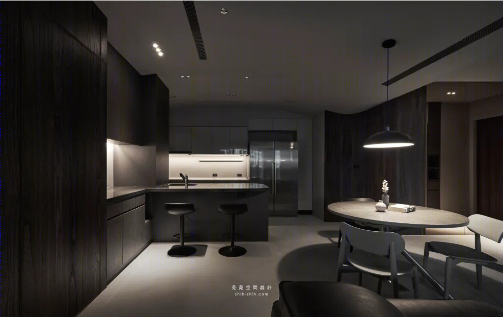 115 平弧形天花板林宅丨湜湜空间设计-18