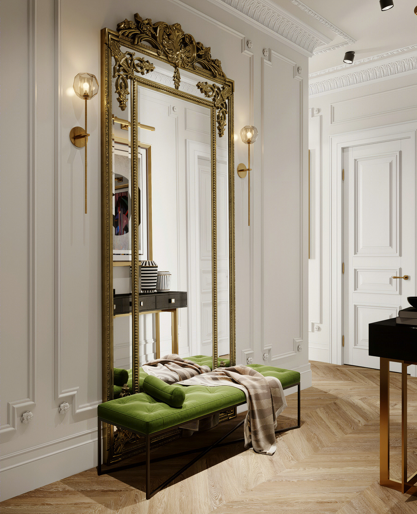 简欧轻奢，华丽美感的空间设计-1