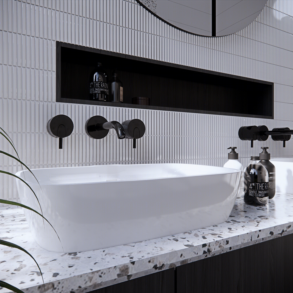 Minimalist White Bathroom-1