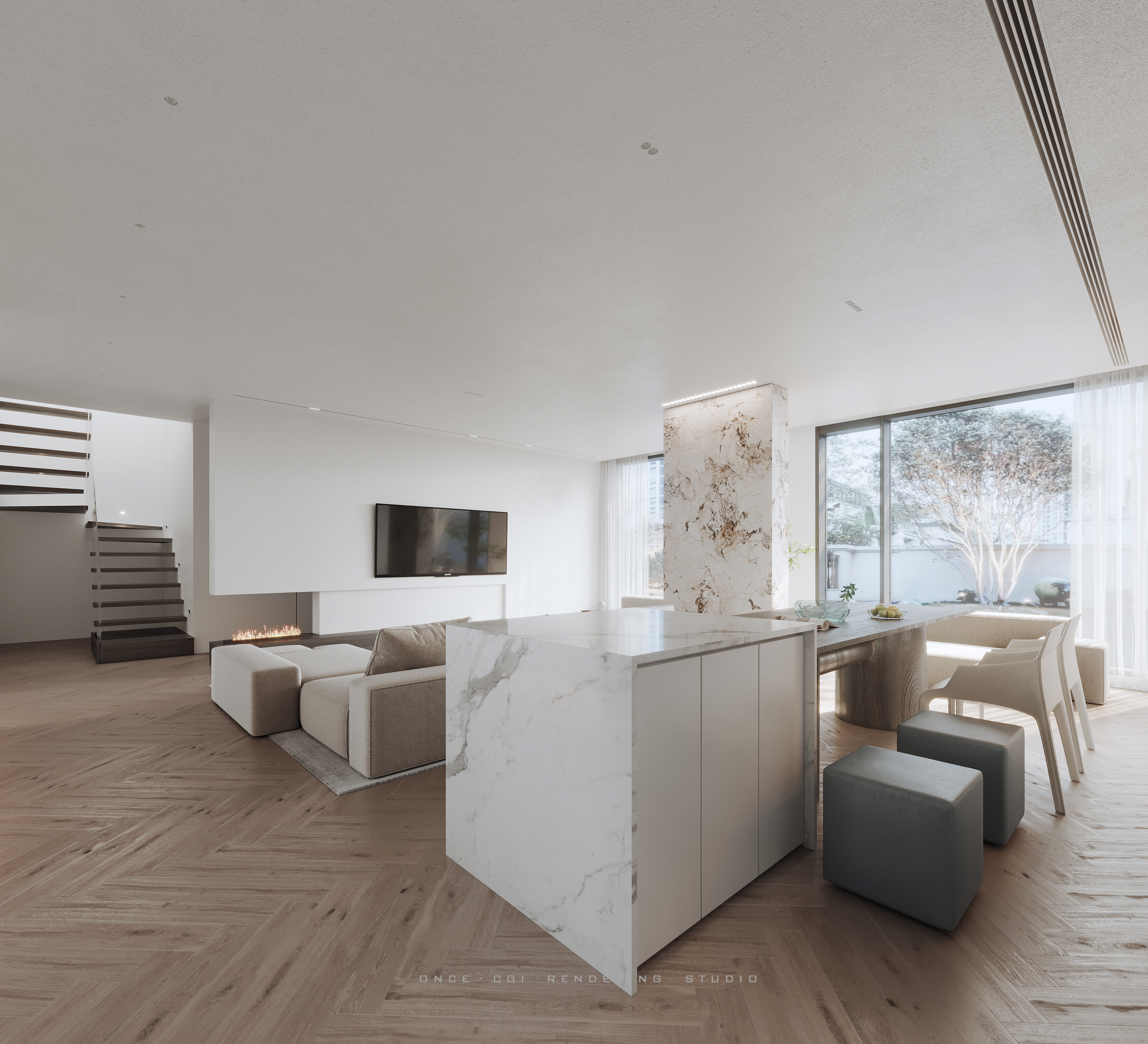 花语江南·别墅表现·现代中式风丨ONCE·CGI·RENDERING·STUDIO-4