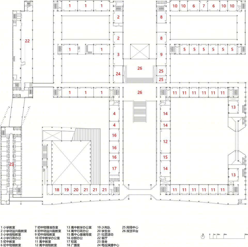 北京外国语大学附属杭州橄榄树学校丨言川建筑-71