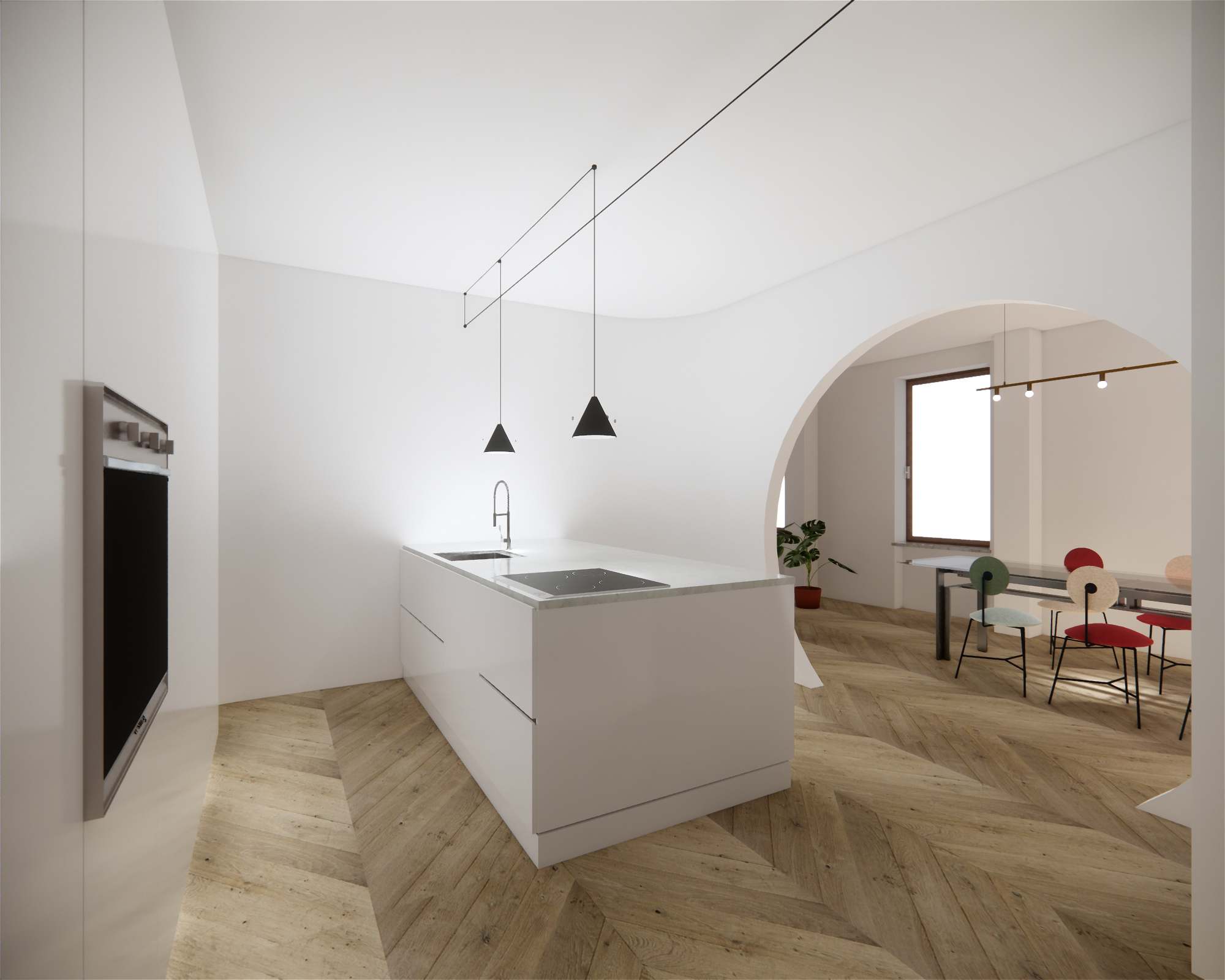 意大利 Verona 别墅翻新丨co.arch studio-82