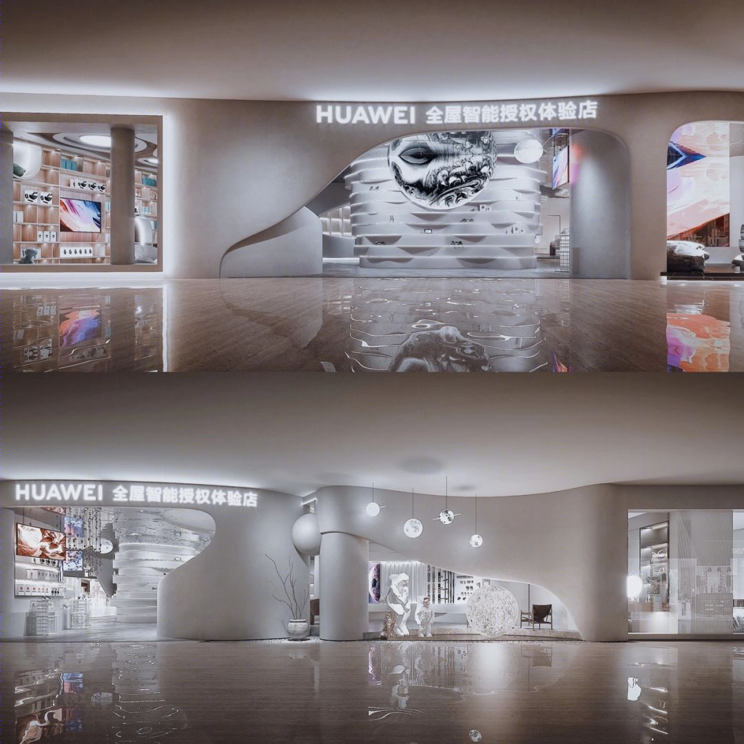 华为智能展厅“虫洞”设计-11