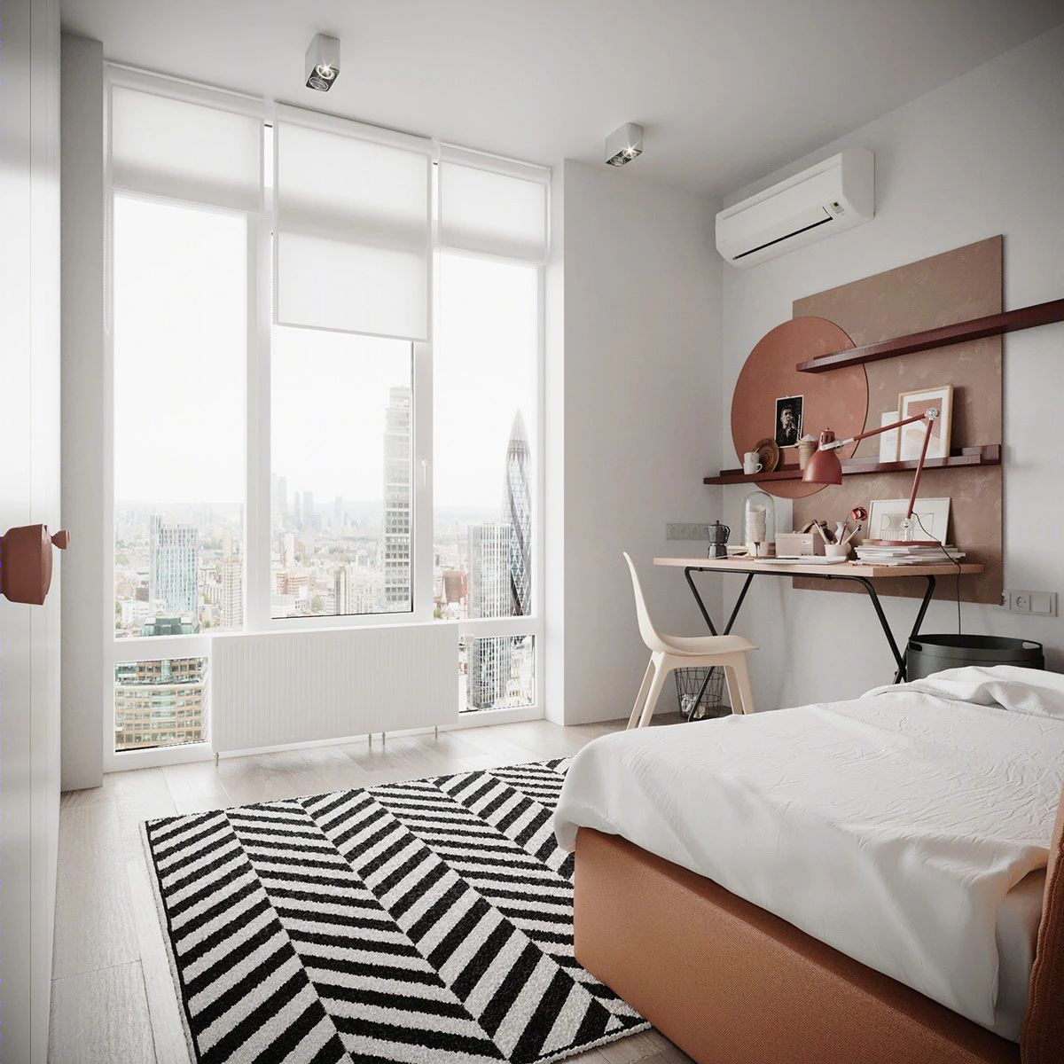 Creating Well Rounded Interiors With Circle Themes - Orange-35