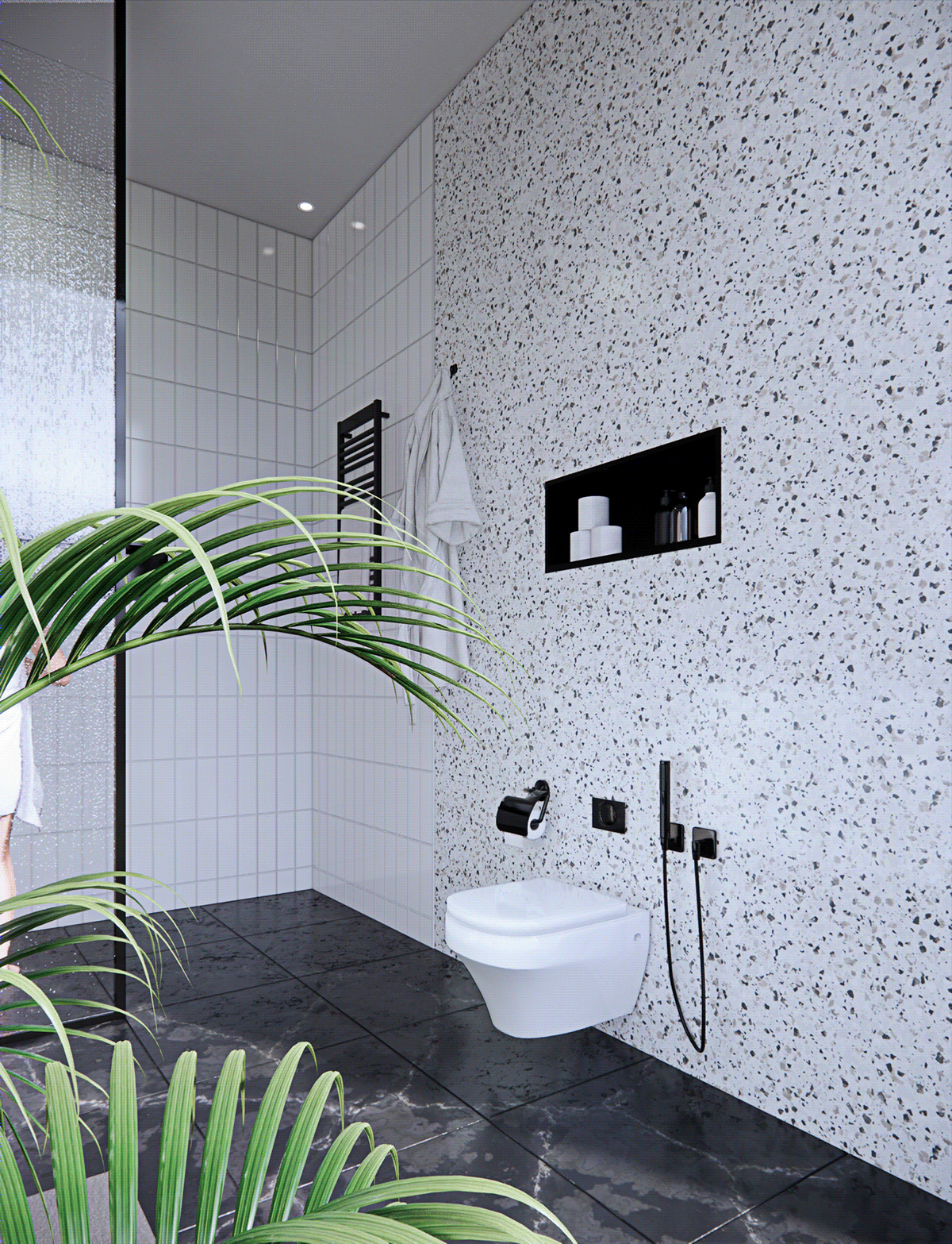 Minimalist White Bathroom-4