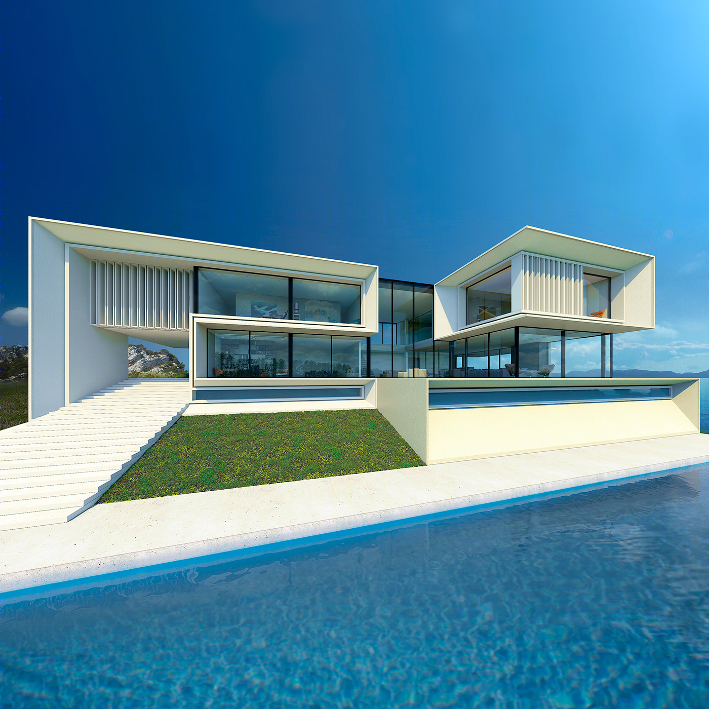 ALEXANDER ZHIDKOV ARCHITECT丨别墅建筑丨VILLA MINECRAFT-3