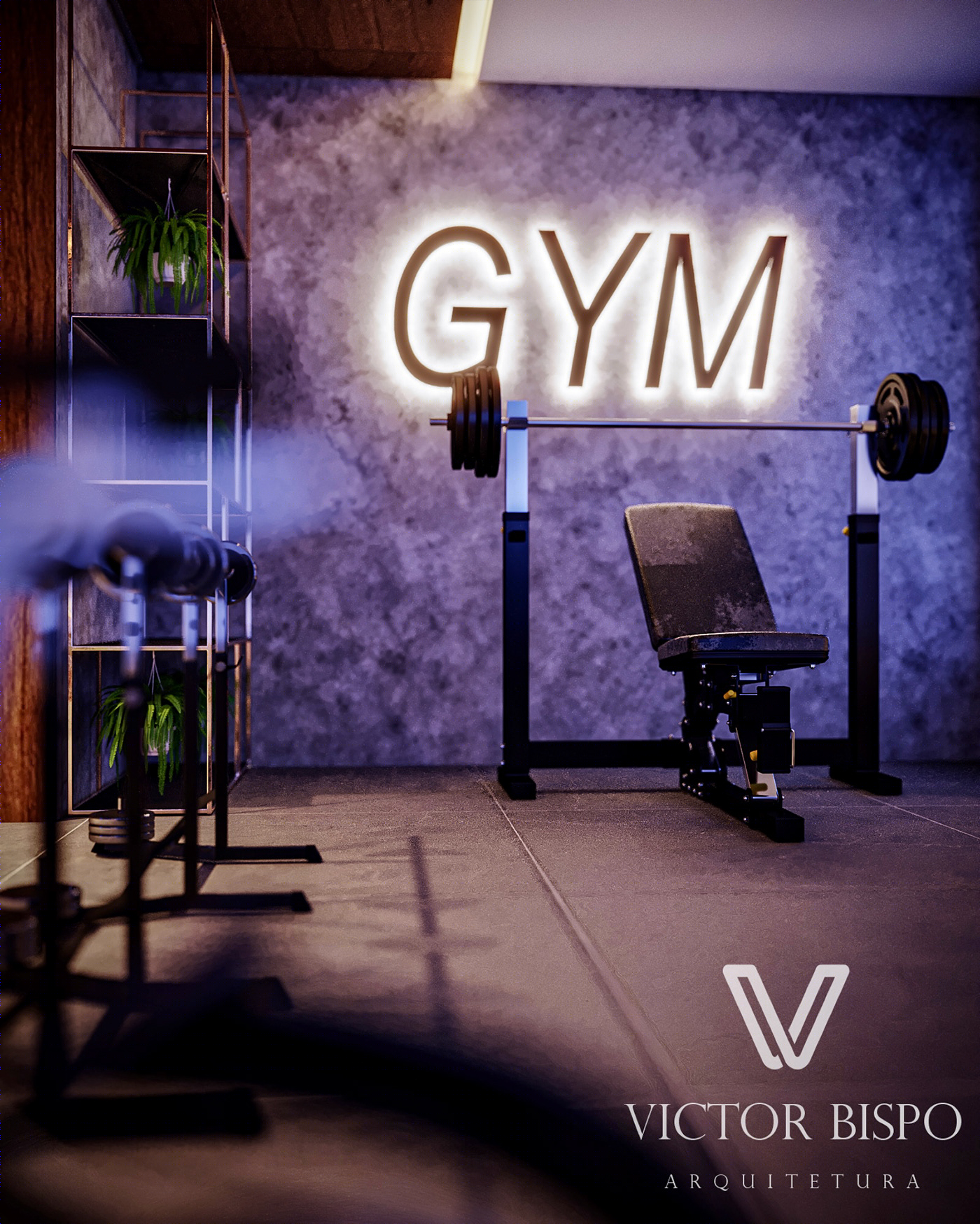 Anastasiya Gushchina丨健身房丨CGI - GYM   Design and visualization @victorbispoo.arq-0