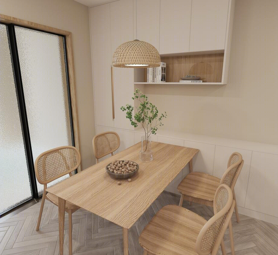 侘寂原木风公寓设计-12