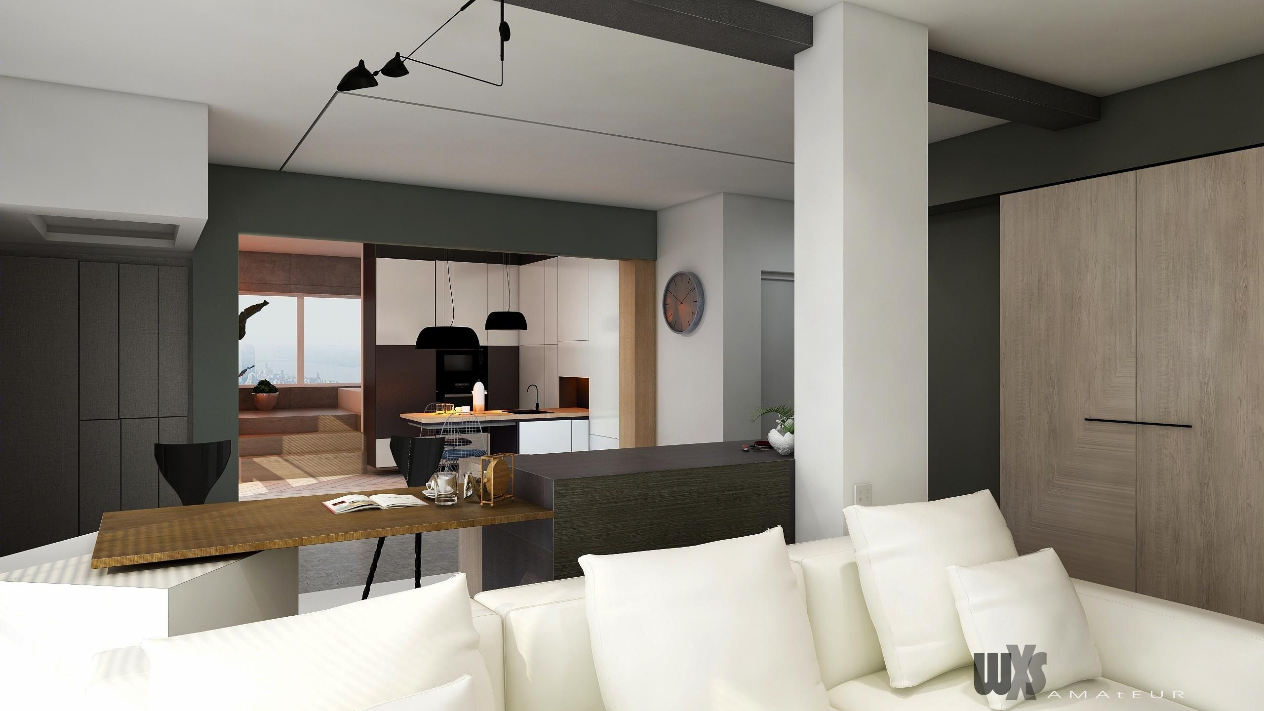 灰色系年轻家居设计，简约中见奢华-5