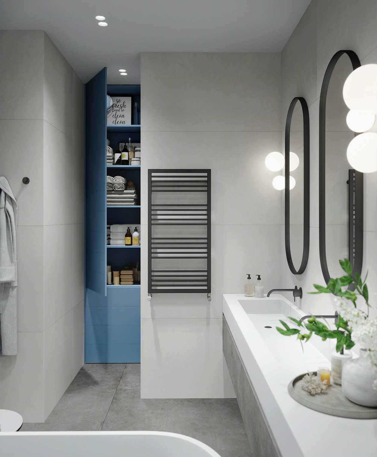 140平简约，多彩空间设计！-21