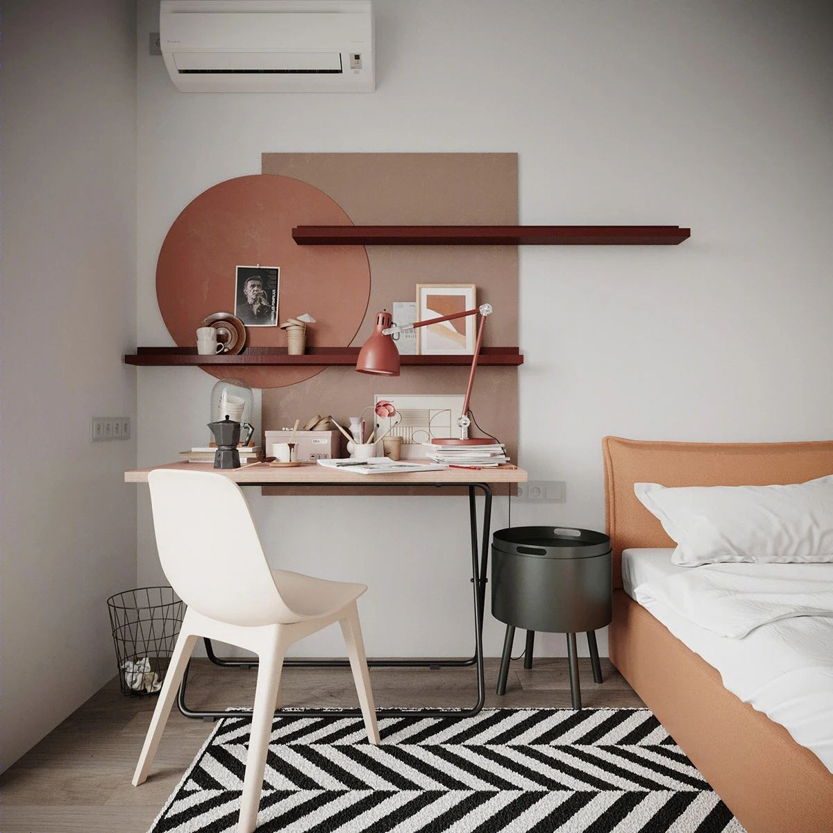 Creating Well Rounded Interiors With Circle Themes - Orange-38
