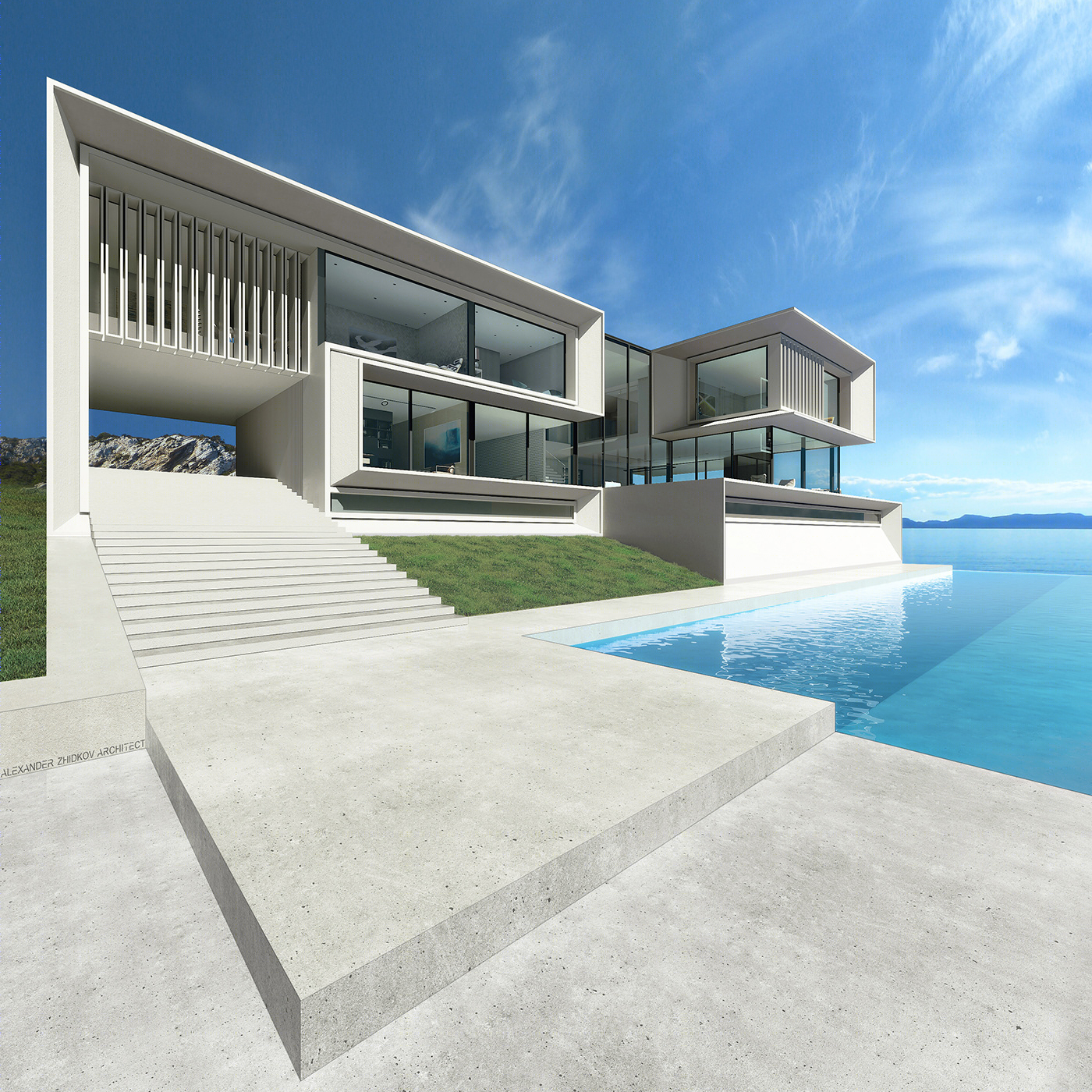 ALEXANDER ZHIDKOV ARCHITECT丨别墅建筑丨VILLA MINECRAFT-6