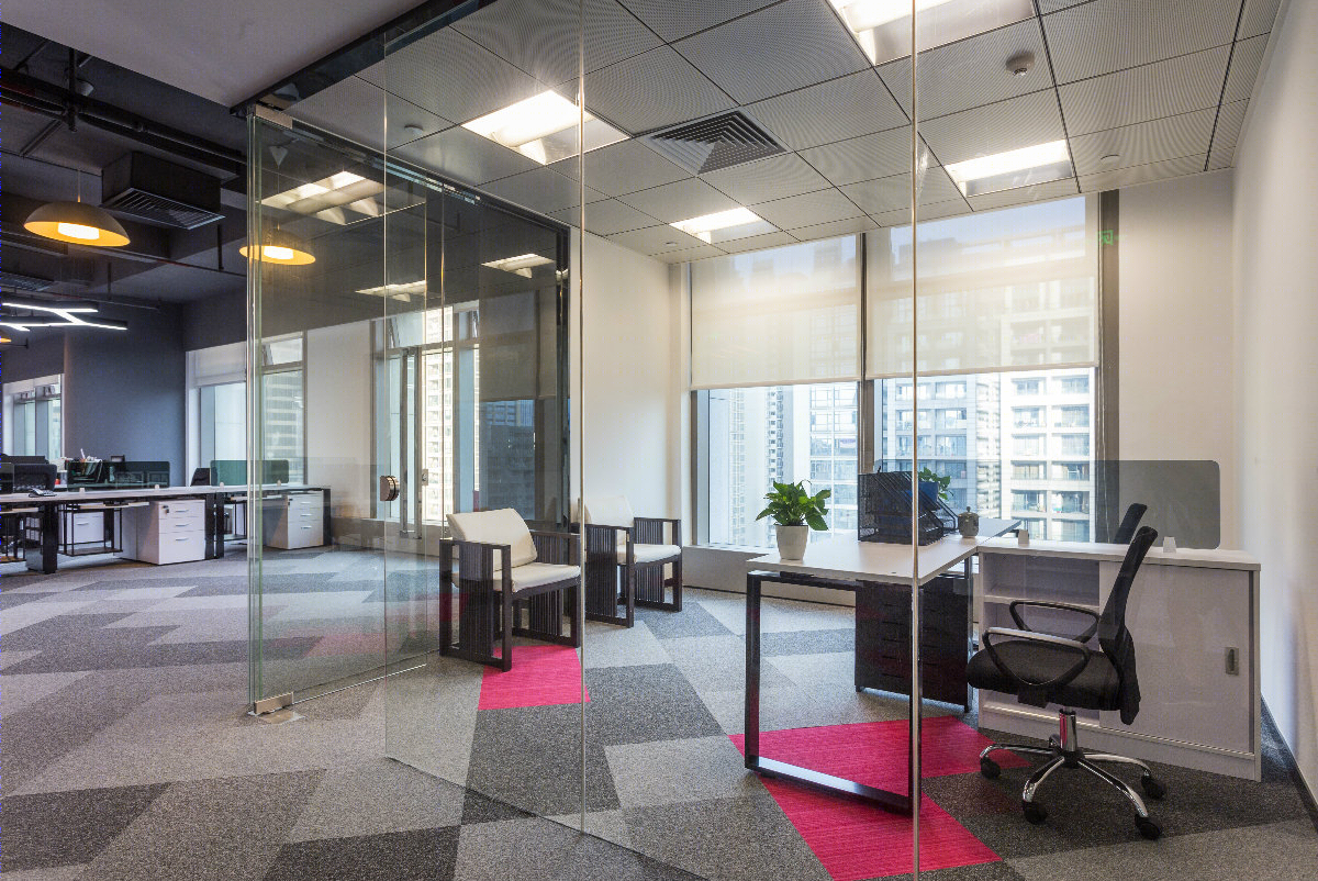 创美时办公室装修完工实景-2