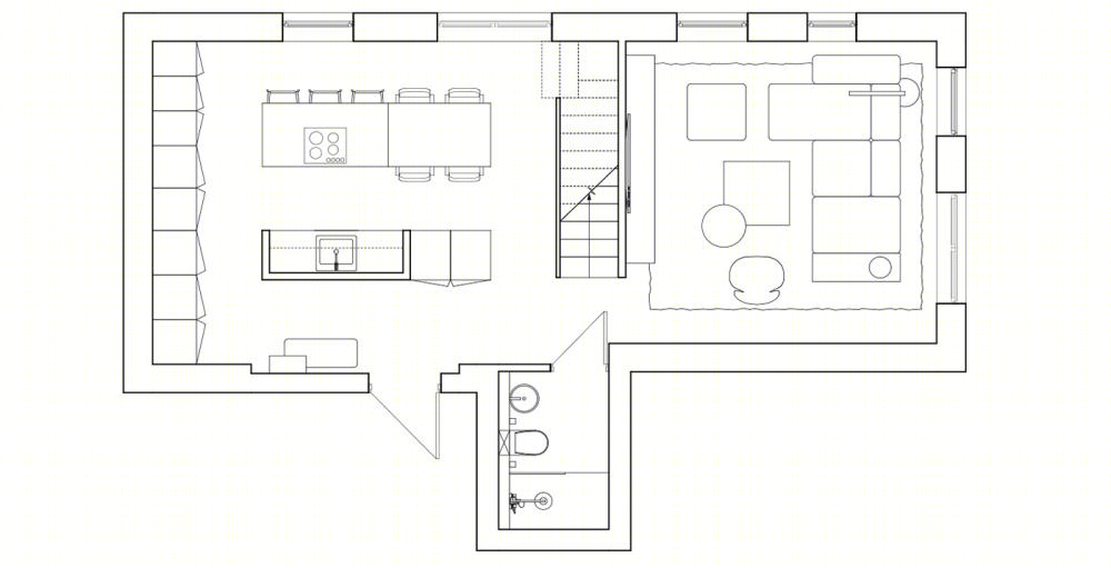 温馨舒适的现代家庭公寓设计丨Bezmirno Architects-2