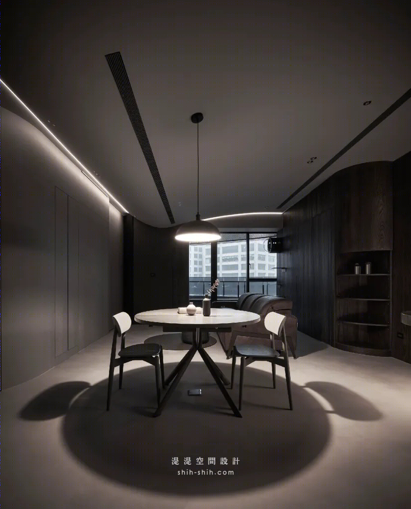 115 平弧形天花板林宅丨湜湜空间设计-23