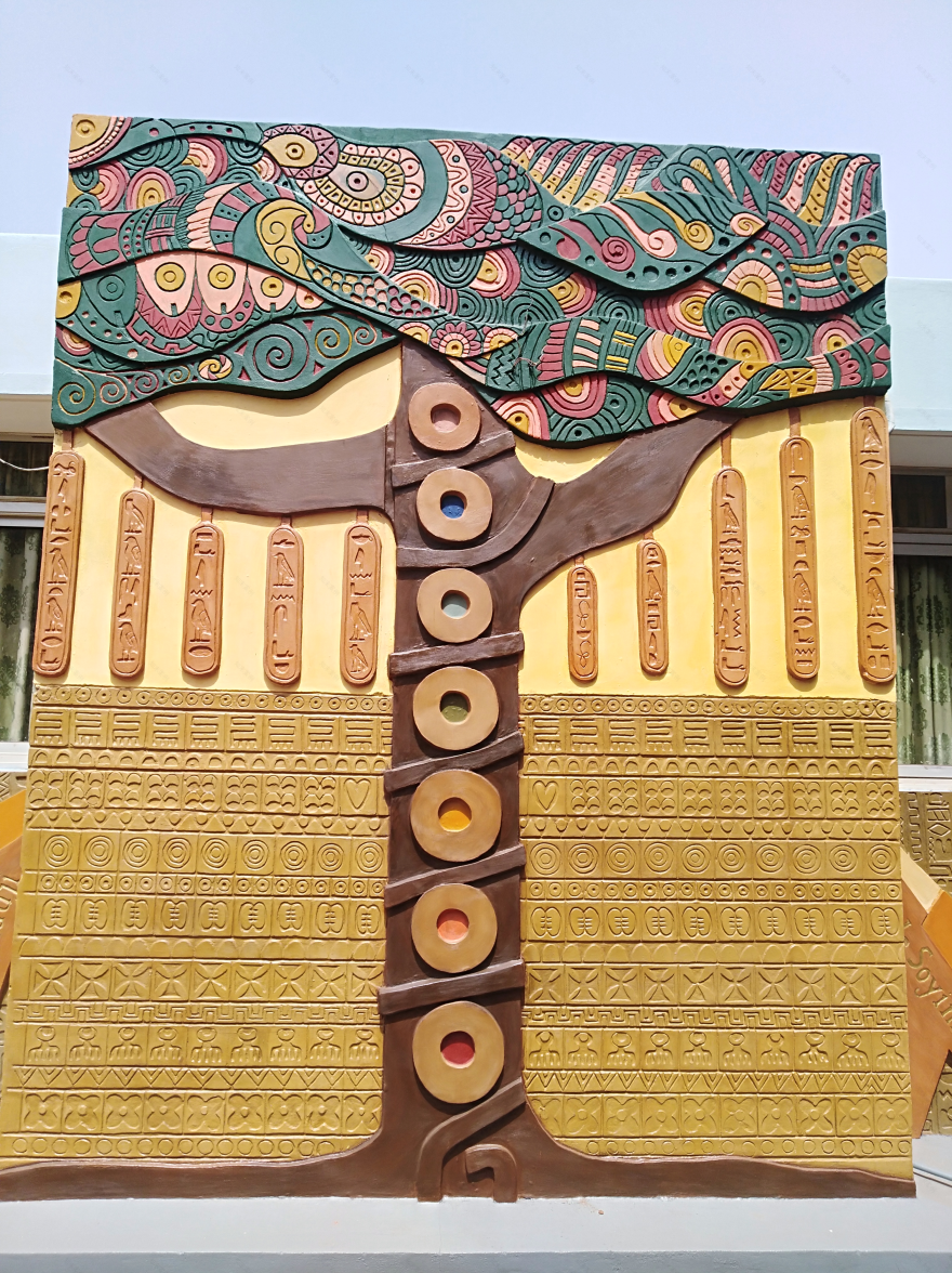 洛美大学图书馆壁画重塑项目丨WEART’CHITECT-11