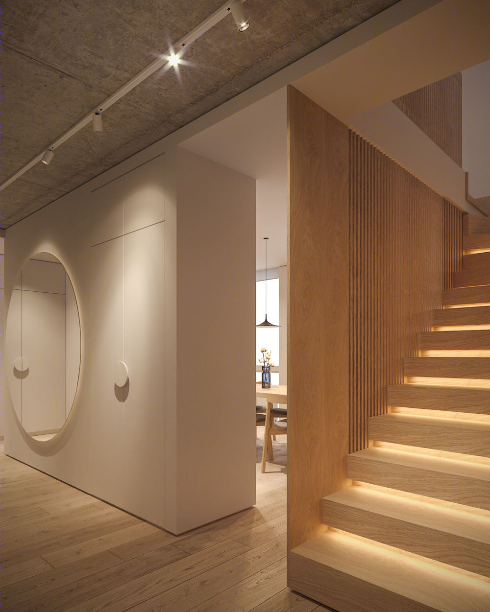 温馨舒适的现代家庭公寓设计丨Bezmirno Architects-7