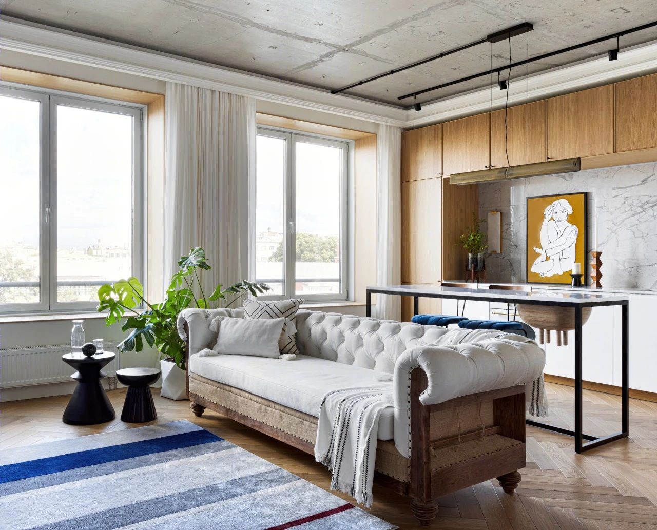 44m²雅致一居室丨Irina Shevchenko-1